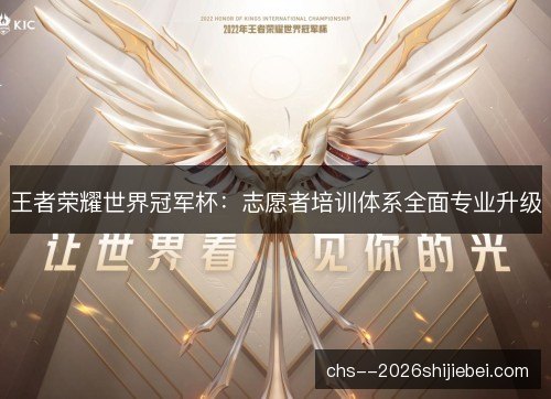 王者荣耀世界冠军杯：志愿者培训体系全面专业升级